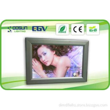 SMD3528 Hanging Single Side Led Snap Frame Light Box For Su